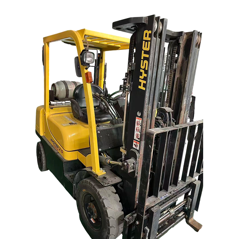 2,5 tons brugt Hyster LPG gaffeltruck med gaffelpositioner 2,5 tons brugt Hyster LPG gaffeltruck med gaffelpositioner