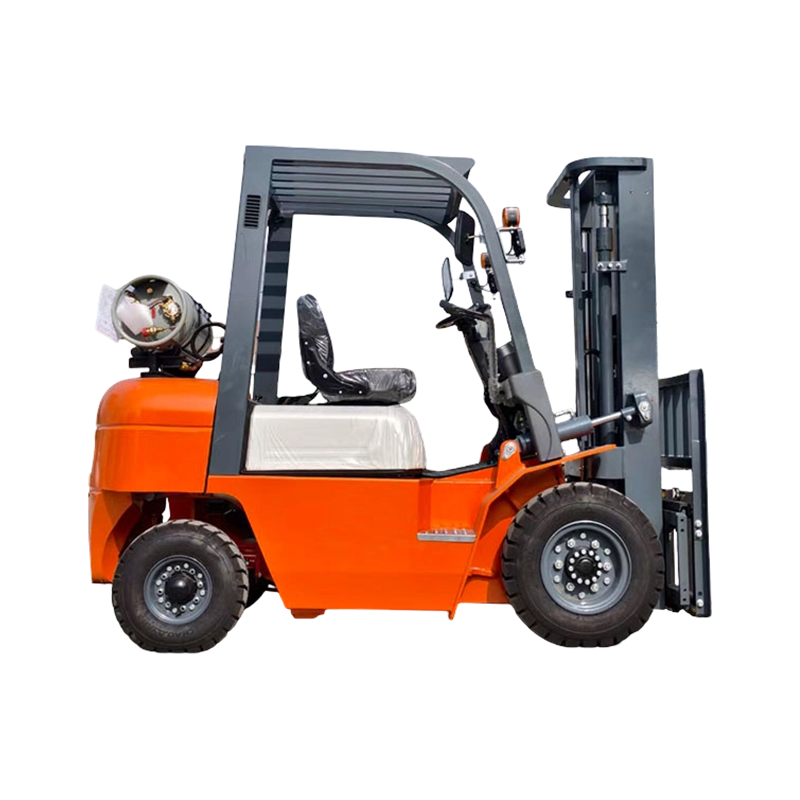 Nissan K25 motor 2 tons gas LPG gaffeltruck med sideskifter